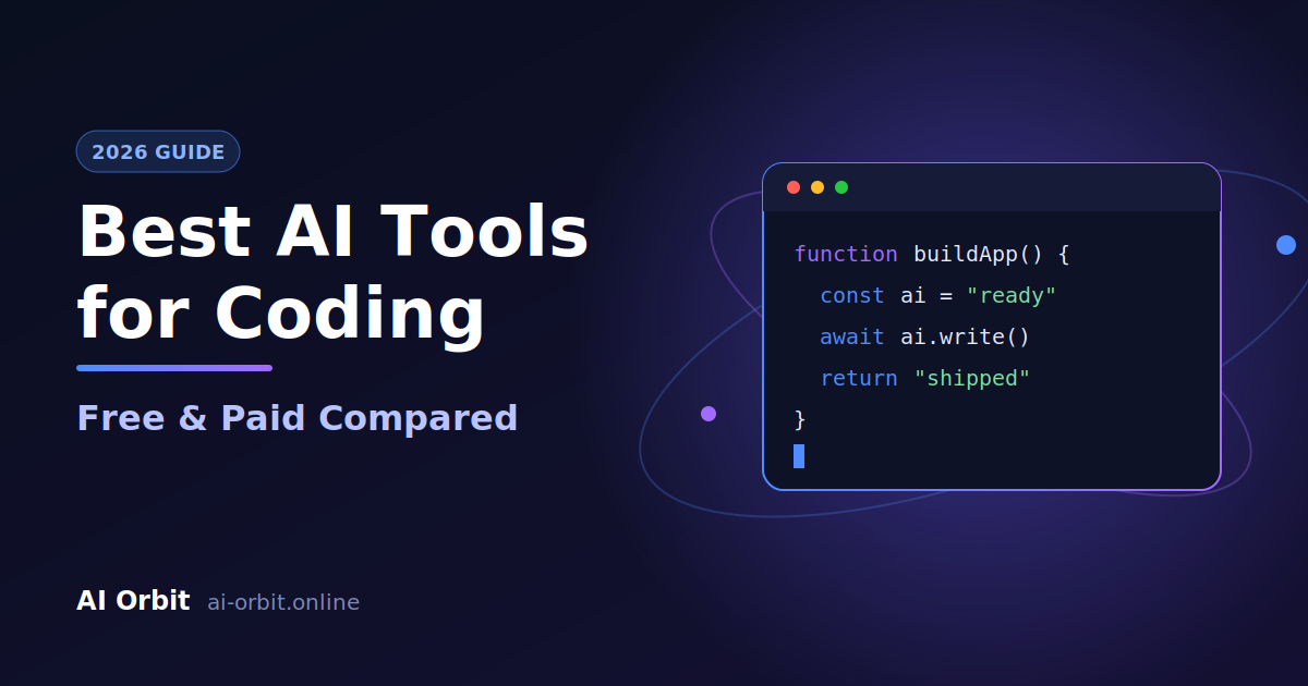 Best AI Tools for Coding in 2026: Free & Paid Compared
